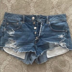 american eagle jean shorts
